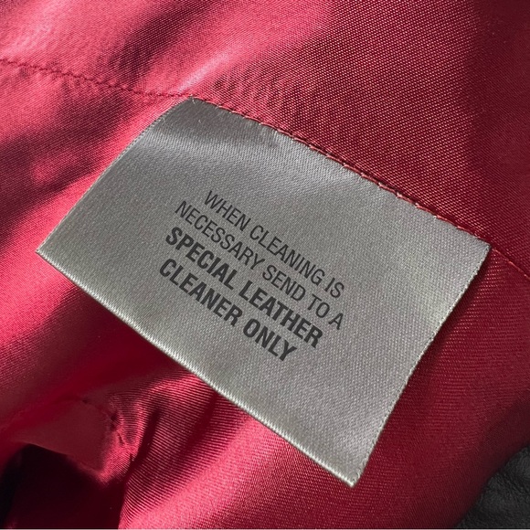 Street Legal Black Leather Full Zip Tassel Motorcycle Racer Biker Jacket Sz S - Picture 11 of 11